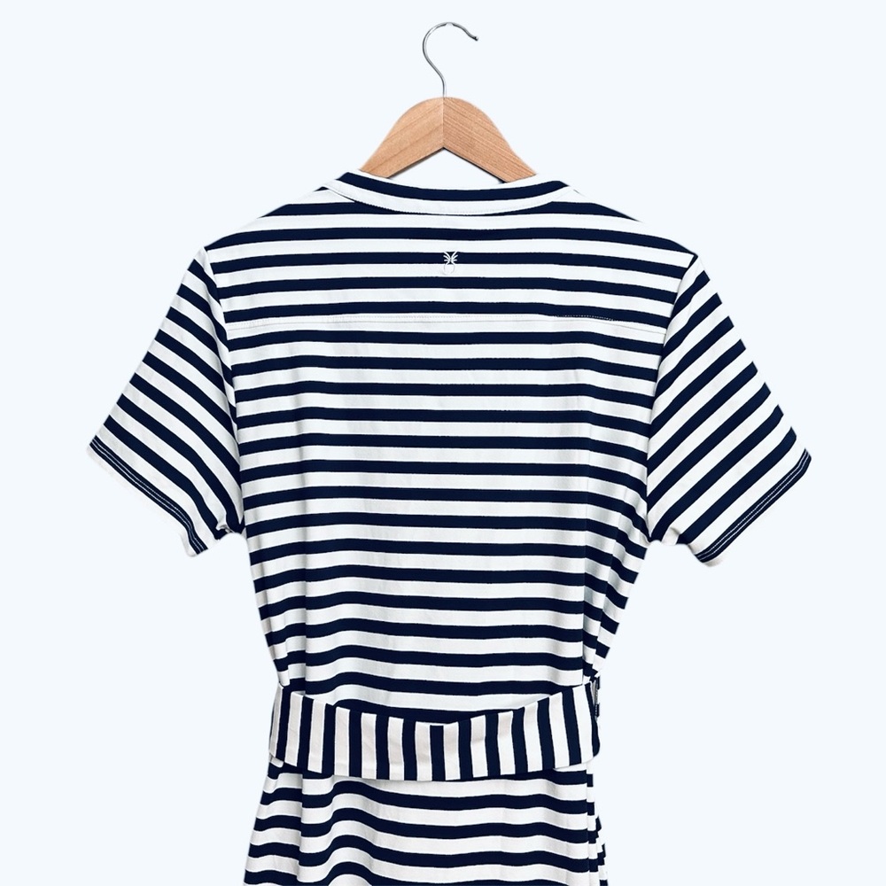 Dudley Stephens Sconset Maxi Dress in Navy & White - Picture 5 of 8